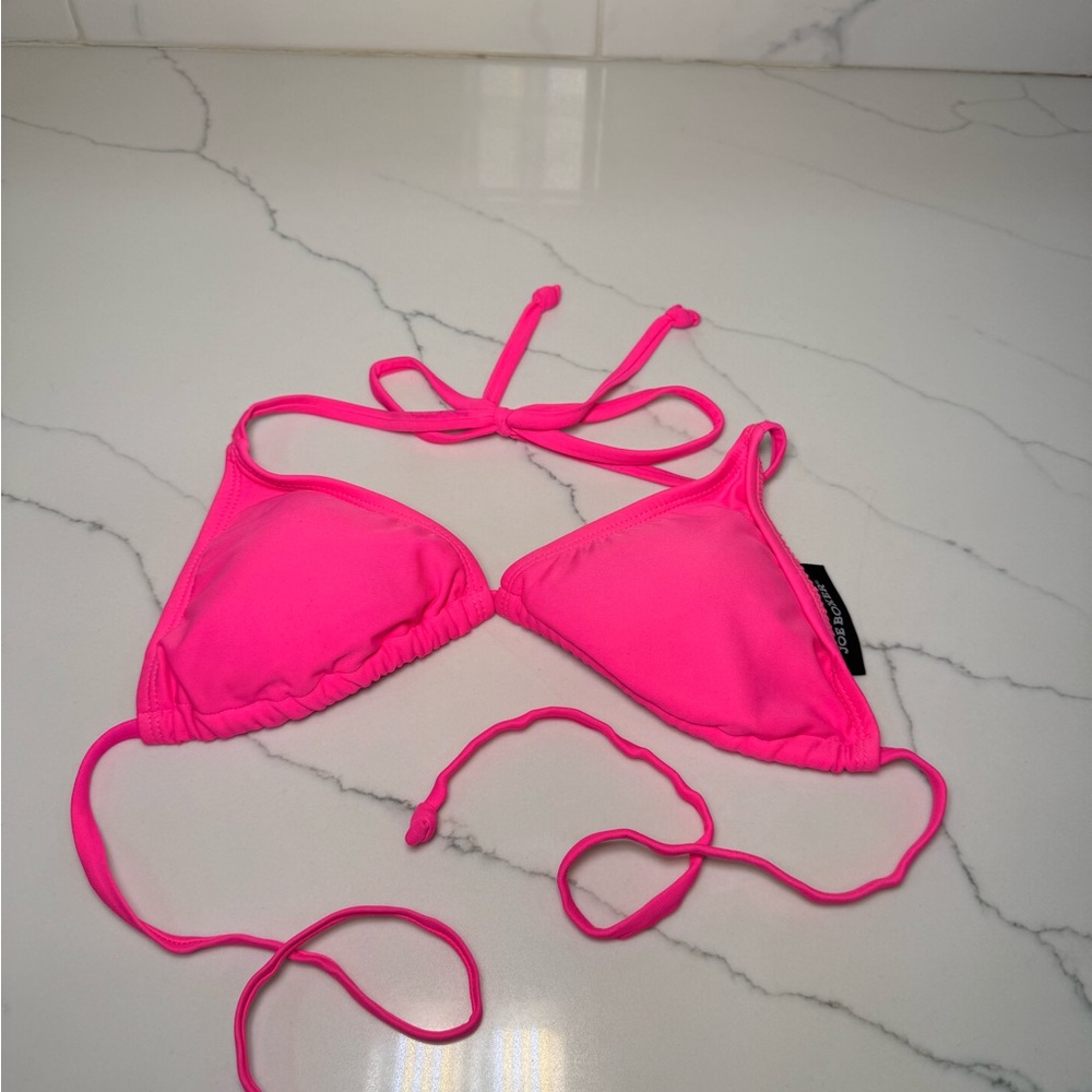 Joe Boxer Neon Pink Bikini Top